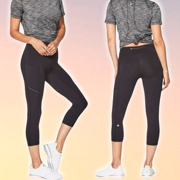 lululemon athletica Pants - LULULEMON Speed Up Crop 21" Sz 2 Black
